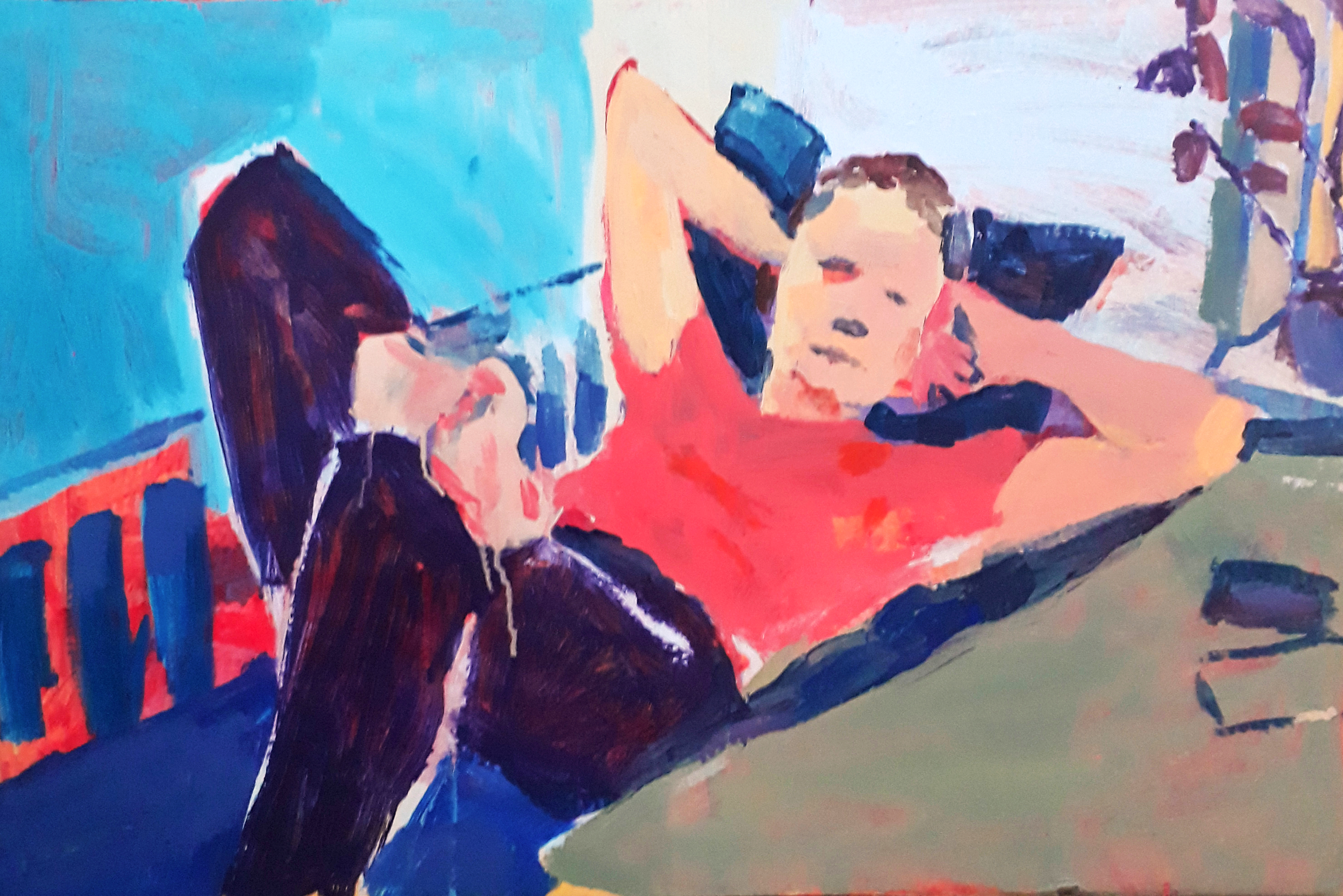 Reclining Mom